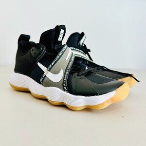 NEW NIKE REACT HYPERSET BLACK AND WHITE SPORTS SNEAKERS CI2955-010 SIZE 7.5
